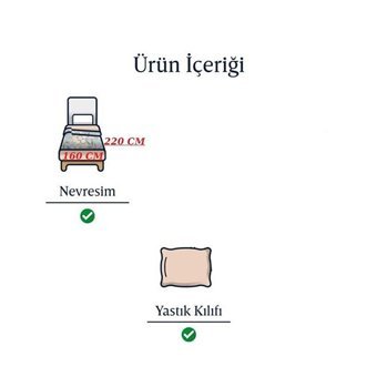Sedef Home Kışlık 160 x 220 cm Düz Çift Kişilik Nevresim Takımı Siyah