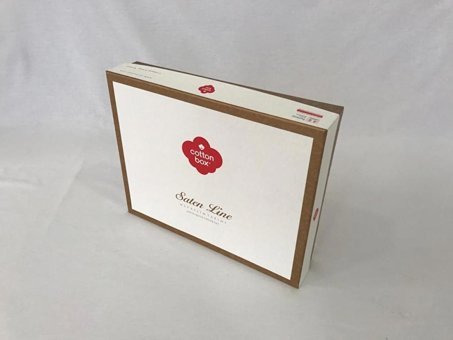 Cotton Box Pamuk Saten Dört Mevsim 200 x 220 cm Bordür Çift Kişilik Nevresim Takımı Bordo