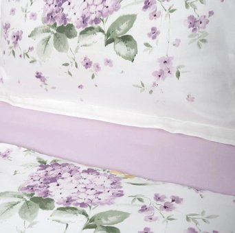 Karaca Home Pamuk Saten Dört Mevsim 200 x 220 cm Çiçekli Çift Kişilik Nevresim Takımı Somon
