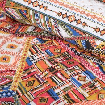 Karaca Home Pamuk Dört Mevsim 220 x 230 cm Modern Çift Kişilik Nevresim Takımı Turuncu