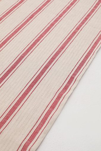 Favora Keten Pamuk Dört Mevsim 200 x 220 cm Çizgili Çift Kişilik Nevresim Takımı Pembe