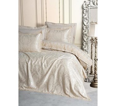 Cotton Box Pamuk Dört Mevsim 200 x 220 cm Düz Çift Kişilik Nevresim Takımı Kahverengi