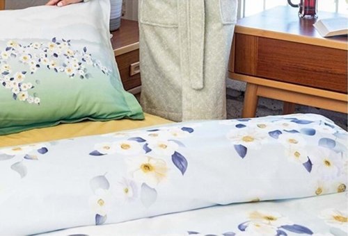 Özdilek Ranforce Kışlık 200 x 220 cm Çiçekli Çift Kişilik Nevresim Takımı Yeşil