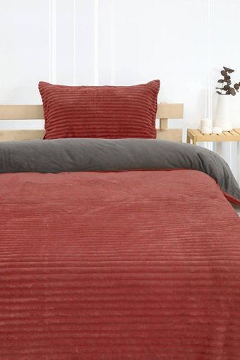 Favora Pamuk Dört Mevsim 200 x 220 cm Modern Çift Kişilik Nevresim Takımı Kırık Beyaz