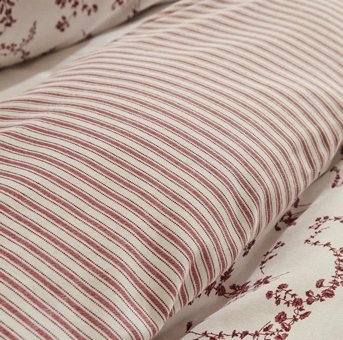 Karaca Home Pamuk Dört Mevsim 200 x 220 cm Çiçekli Çift Kişilik Nevresim Takımı Bordo