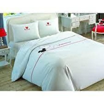 Taç Pamuk Dört Mevsim 200 x 220 cm Çizgi Kahraman Çift Kişilik Nevresim Takımı Çok Renkli
