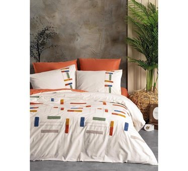 Cotton Box Pamuk Kışlık 200 x 220 cm Modern Çift Kişilik Nevresim Takımı Beyaz