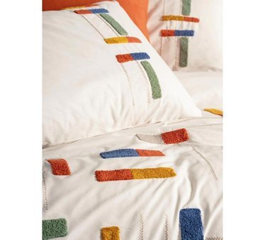 Cotton Box Pamuk Kışlık 200 x 220 cm Modern Çift Kişilik Nevresim Takımı Beyaz