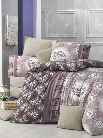 Komfort Home Pamuk Polyester 200 x 220 cm Desenli Çift Kişilik Nevresim Takımı Çok Renkli