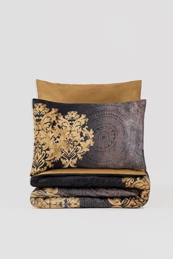 Cotton Box Saten Dört Mevsim 200 x 220 cm Düz Çift Kişilik Nevresim Takımı Bej