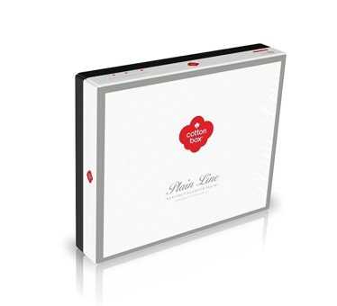 Cotton Box Ranforce Dört Mevsim 200 x 220 cm Bordür Çift Kişilik Nevresim Takımı Gri