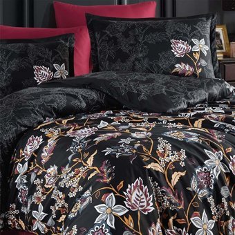 Clasy Saten Kışlık 200 x 220 cm Modern Çift Kişilik Nevresim Takımı Bordo