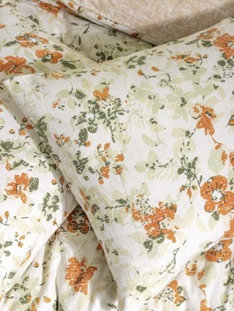 Cotton Box Pamuk Dört Mevsim 200 x 220 cm Çiçekli Çift Kişilik Nevresim Takımı Beyaz