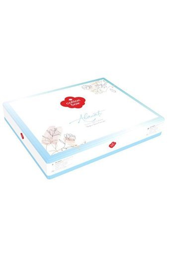Cotton Box Pamuk Dört Mevsim 200 x 220 cm Modern Çift Kişilik Nevresim Takımı Mercan