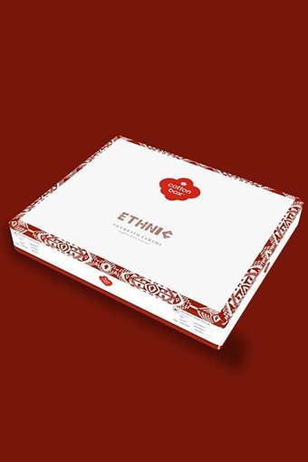 Cotton Box Pamuk Dört Mevsim 200 x 220 cm Modern Çift Kişilik Nevresim Takımı Turuncu