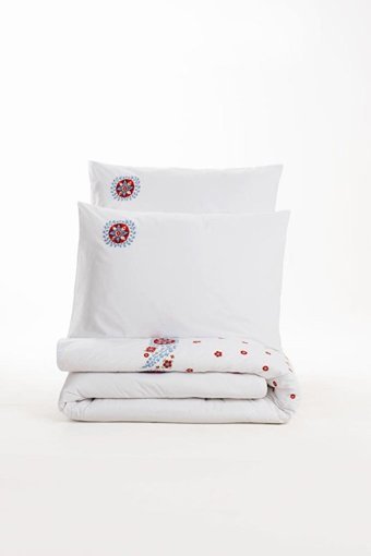 Cotton Box Ranforce Dört Mevsim 200 x 220 cm Modern Çift Kişilik Nevresim Takımı Mavi