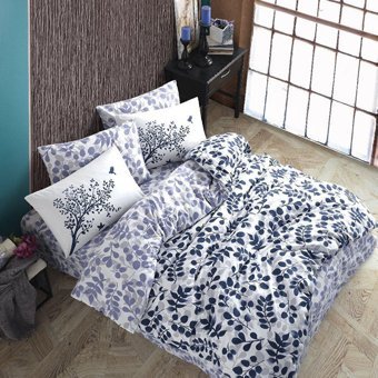 Hobby Ranforce Kışlık 200 x 220 cm Dallı Çift Kişilik Nevresim Takımı Lacivert