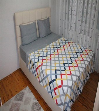 More Home Pamuk Dört Mevsim 200 x 220 cm Lastikli Geometrik Çift Kişilik Nevresim Takımı Gri