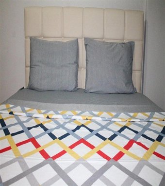 More Home Pamuk Dört Mevsim 200 x 220 cm Lastikli Geometrik Çift Kişilik Nevresim Takımı Gri