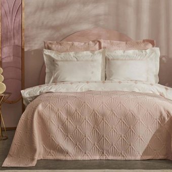 Karaca Home Pamuk Dört Mevsim 200 x 220 cm Düz Çift Kişilik Nevresim Takımı Somon
