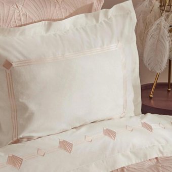 Karaca Home Pamuk Dört Mevsim 200 x 220 cm Düz Çift Kişilik Nevresim Takımı Somon