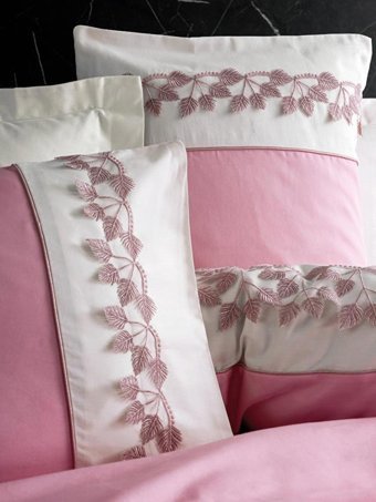 Cotton Box Saten Dört Mevsim 200 x 220 cm Modern Çift Kişilik Nevresim Takımı Pembe