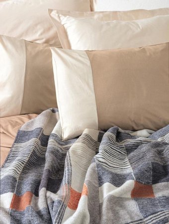 Cotton Box Pamuk Dört Mevsim 200 x 220 cm Battaniyeli Düz Çift Kişilik Nevresim Takımı Vizon