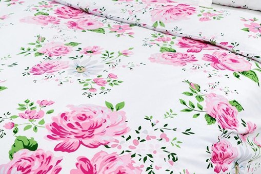 Makiteks Pamuk Dört Mevsim 200 x 220 cm Çiçekli Çift Kişilik Nevresim Takımı Çok Renkli