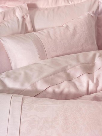 Cotton Box Saten Dört Mevsim 200 x 220 cm Düz Çift Kişilik Nevresim Takımı Pembe