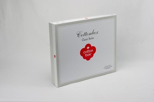 Cotton Box Pamuk Saten Dört Mevsim 200 x 220 cm Düz Çift Kişilik Nevresim Takımı Beyaz