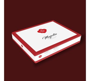 Cotton Box Pamuk Dört Mevsim 200 x 220 cm Çiçekli Çift Kişilik Nevresim Takımı Lacivert