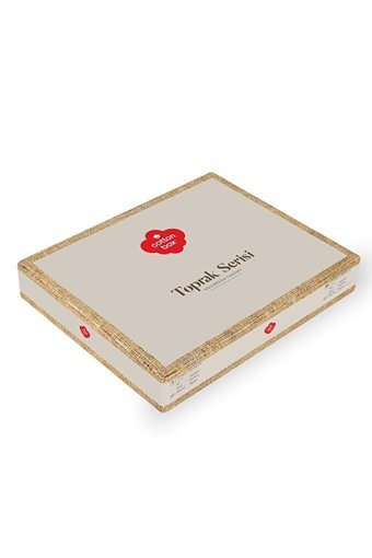 Cotton Box Ranforce Dört Mevsim 200 x 220 cm Zikzak Çift Kişilik Nevresim Takımı Kahverengi