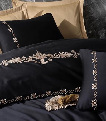 Cotton Box Saten Dört Mevsim 200 x 220 cm Modern Çift Kişilik Nevresim Takımı Sarı