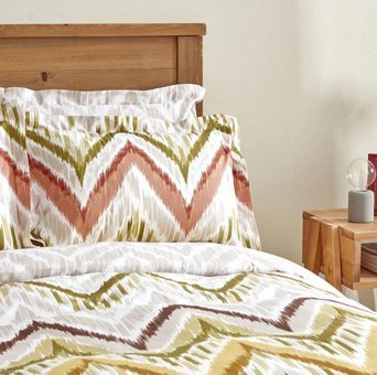 Karaca Home Pamuk Dört Mevsim 200 x 220 cm Desenli Çift Kişilik Nevresim Takımı Çok Renkli