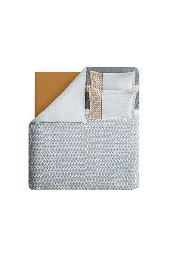 Yataş Ranforce Dört Mevsim 200 x 220 cm Geometrik Çift Kişilik Nevresim Takımı Gri