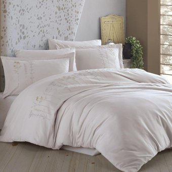 Hobby Pamuk Kışlık 200 x 220 cm Modern Çift Kişilik Nevresim Takımı Bej