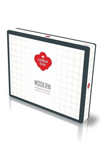 Nevresim Dünyası Ranforce Dört Mevsim 200 x 220 cm Geometrik Çift Kişilik Nevresim Takımı Mavi