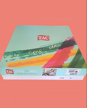 Taç Ranforce Dört Mevsim 200 x 220 cm Desenli Çift Kişilik Nevresim Takımı Taba