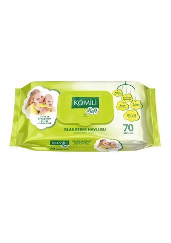 Komili Soft 70 Yaprak 12'li Paket Islak Mendil