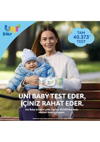 Uni Baby Yenidoğan 40 Yaprak 18'li Paket Islak Mendil