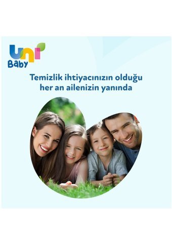 Uni Baby Aile 90 Yaprak 12'li Paket Islak Mendil