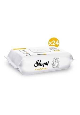 Sleepy Extra 70 Yaprak 24'lü Paket Islak Bebek Havlusu