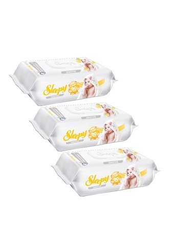 Sleepy Sensitive 90 Yaprak 3'lü Paket Islak Mendil