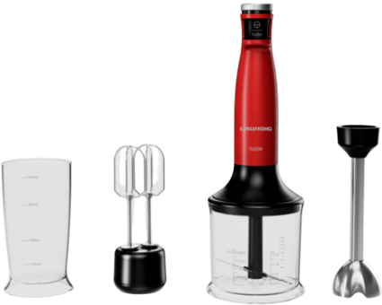 Grundig HBS 425051 500 ml Turbolu Blender Seti Kırmızı