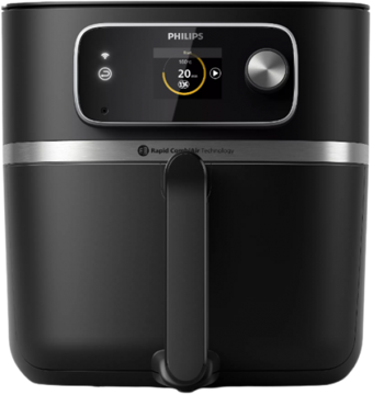 Philips HD9880/90 Airfryer 8.3 lt Tek Hazneli Izgara Yapan Led Ekranlı Sıcak Hava Fritözü Siyah