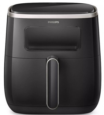 Philips 3000 Series XL HD9257/80 Airfryer 5.6 lt Tek Hazneli Izgara Yapan Yağsız Sıcak Hava Fritözü Siyah