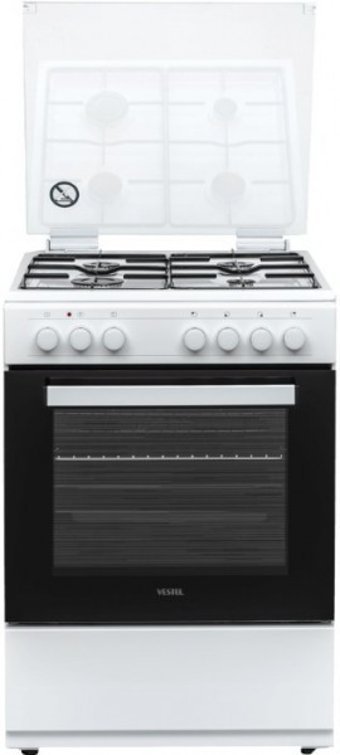 Vestel SF 8401 65 lt A Enerji Sınıfı LPG Ocaklı Solo Fırın Beyaz