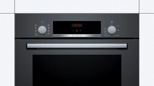 Bosch HBF534EH1T 66 lt A Enerji Sınıfı Dijital Ocaksız Ankastre Fırın Gri