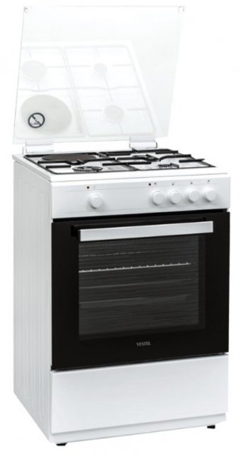 Vestel SF 7310 68 lt A Enerji Sınıfı LPG Ocaklı Solo Fırın Beyaz
