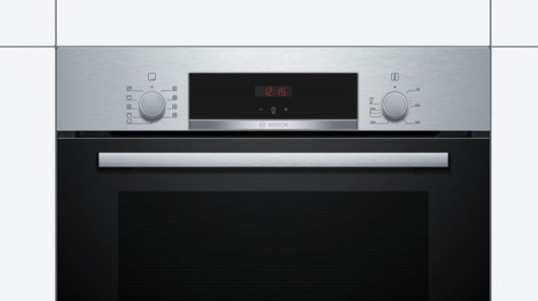 Bosch HBF534ES0T 66 lt A Enerji Sınıfı Dijital Ocaksız Ankastre Fırın Gri